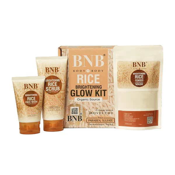 BNB Rice Extract Bright & Glow Kit (Original) - Buy Online in Pakistan at Cosmia.pk