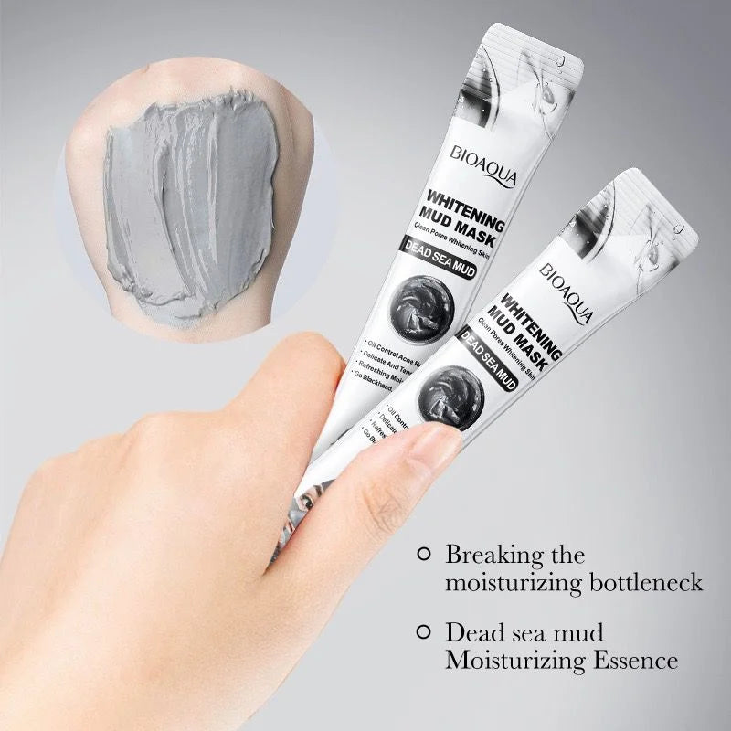 Bioaqua Dead Sea Whitening Mud Mask 8g*10 Pcs - Buy Online in Pakistan at Cosmia.pk