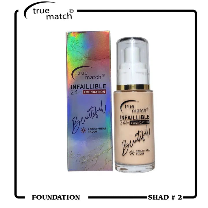 True Match Infaillible Sweat and Heat Proof Foundation - Buy Online in Pakistan at Cosmia.pk