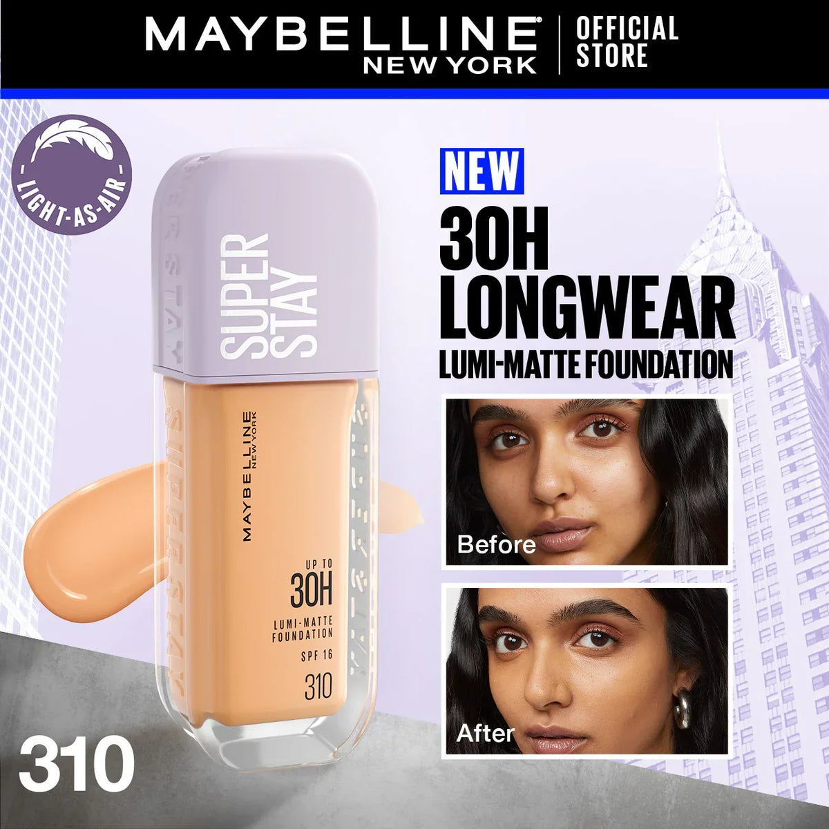 Original Maybelline - Super Stay Up to 30hr Lumi Matte Foundation - Buy Online in Pakistan at Cosmia.pk