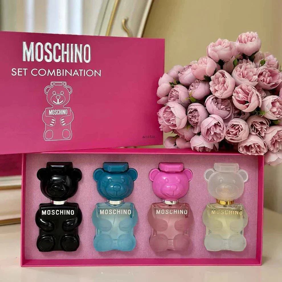 Moschino 4 in 1 Perfume Gift Set - 30ml Each - Buy Online in Pakistan at Cosmia.pk