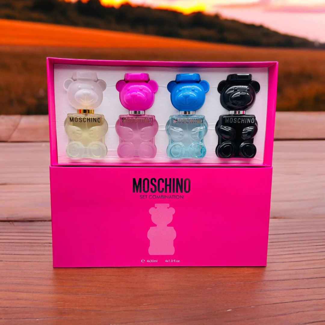 Moschino 4 in 1 Perfume Gift Set - 30ml Each - Buy Online in Pakistan at Cosmia.pk