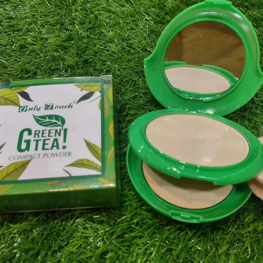 Only Touch 2 in 1 Green Tea Compact Powder - Buy Online in Pakistan at Cosmia.pk