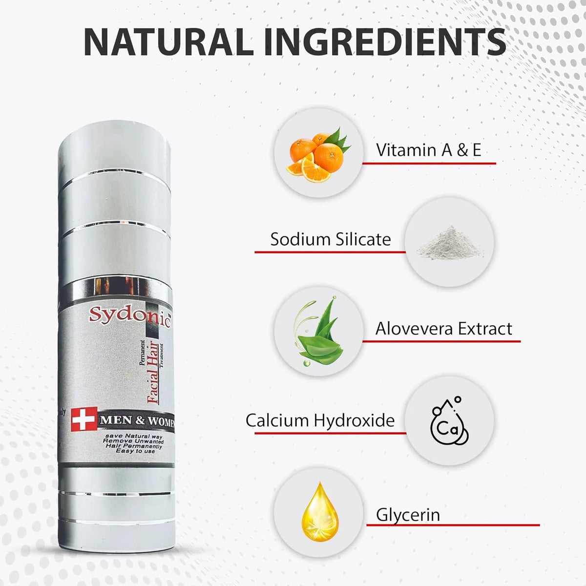 Sydonic Permanent Facial Hair Treatment -70g - Buy Online in Pakistan at Cosmia.pk