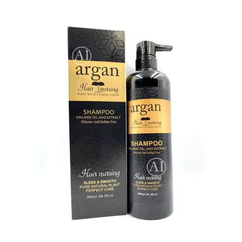 Argan Hair Nursing Sleek & Smooth Shampoo - 900ml - Buy Online in Pakistan at Cosmia.pk