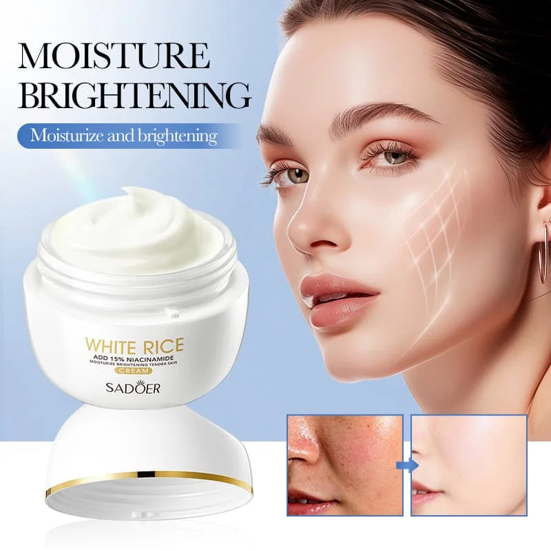 Sadoer White Rice Add 15% Niacinamide Cream - 50g - Buy Online in Pakistan at Cosmia.pk