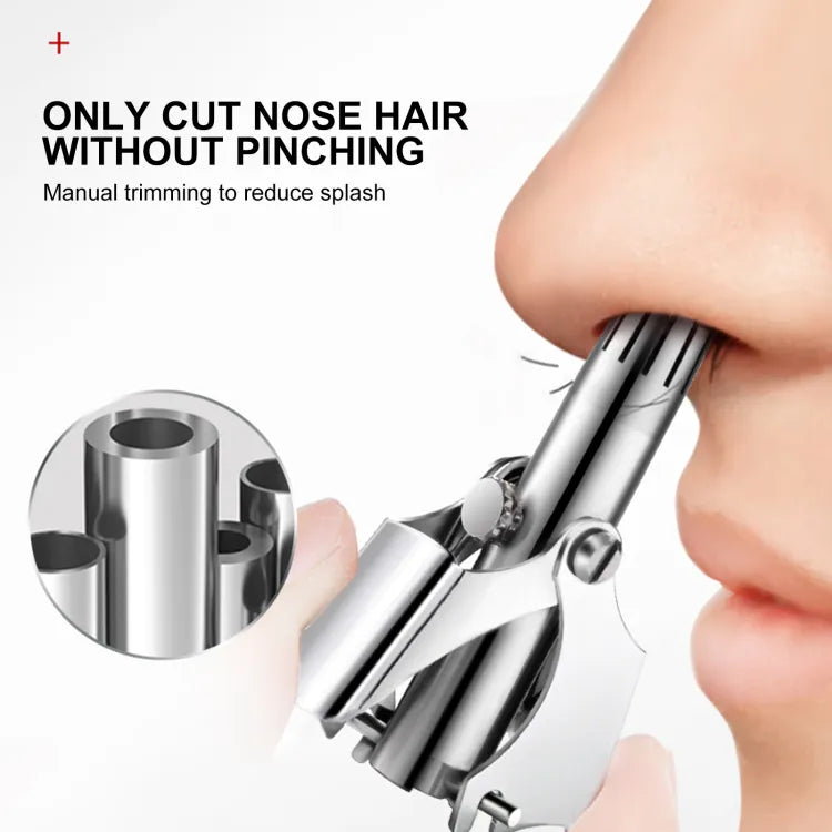 Mini Portable Stainless Steel Manual Nose Hair Trimmer - Buy Online in Pakistan at Cosmia.pk