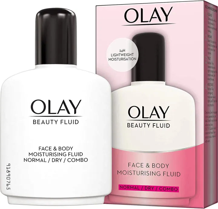 Olay Beauty Fluid Moisturiser | Face & Body Hydrating - Buy Online in Pakistan at Cosmia.pk