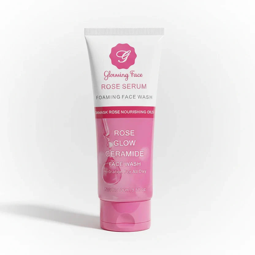 Glowing face rose serum foaming face wash - 100ml - Buy Online in Pakistan at Cosmia.pk