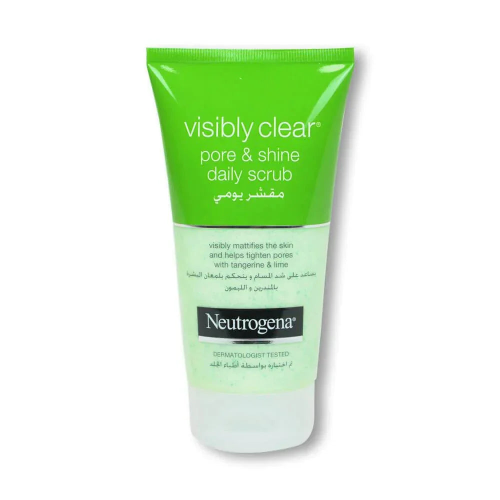 Neutrogena Visibly Clear Pore & Shine Daily Scrub - 150ml - Buy Online in Pakistan at Cosmia.pk