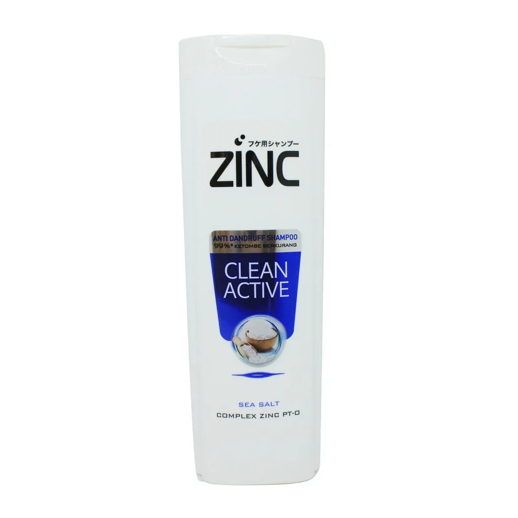 Zinc Anti Dandruff Shampoo Clean Active Sea Salt - 340ml - Buy Online in Pakistan at Cosmia.pk