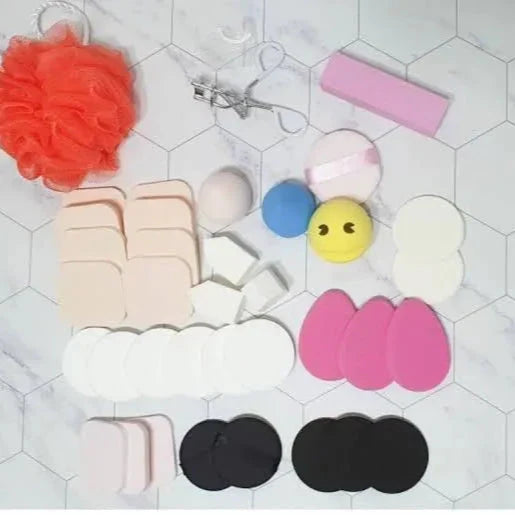 35 Pcs Mix Makeup Sponges - Buy Online in Pakistan at Cosmia.pk