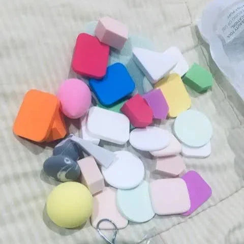 35 Pcs Mix Makeup Sponges - Buy Online in Pakistan at Cosmia.pk