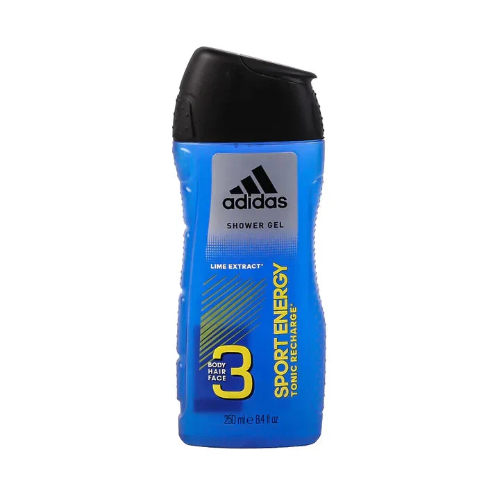 Adidas Sport Energy 3-in-1 Shower Gel with Lime Extract (250ml) - Buy Online in Pakistan at Cosmia.pk