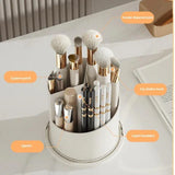 360° Rotating Dustproof Makeup Brush Holder - Buy Online in Pakistan at Cosmia.pk