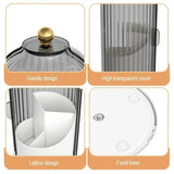 360° Rotating Dustproof Cosmetic Organizer - Buy Online in Pakistan at Cosmia.pk