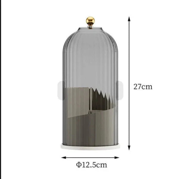 360° Rotating Dustproof Makeup Brush Holder - Buy Online in Pakistan at Cosmia.pk