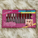Ks-One NNuEdwE Barbie Inspired Matte Color Lip Gloss - Pack of 12 - Buy Online in Pakistan at Cosmia.pk
