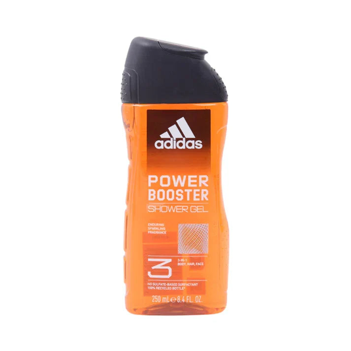 Adidas Power Booster 3-in-1 Shower Gel-250ml - Buy Online in Pakistan at Cosmia.pk