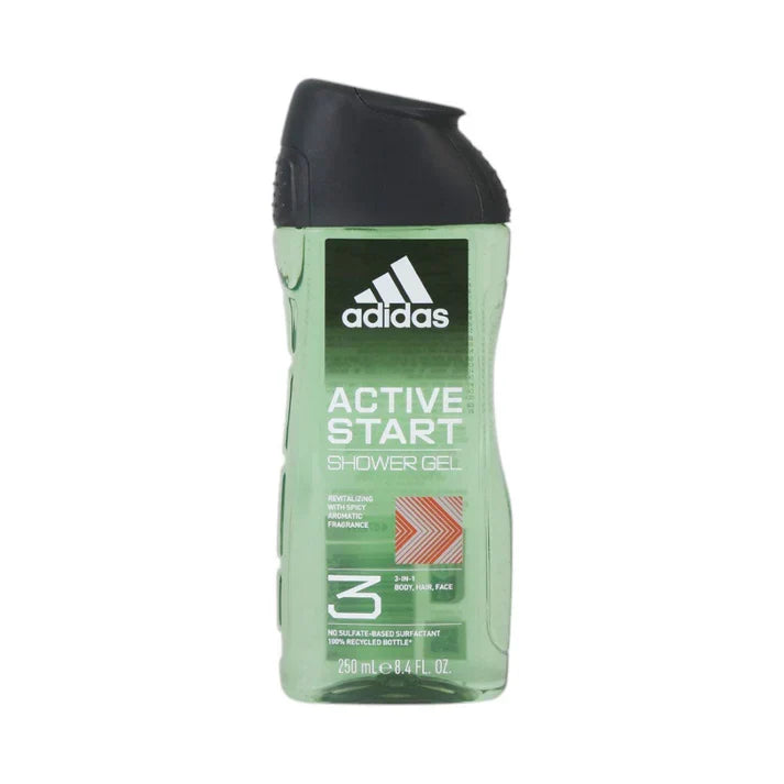 Adidas Active Start Revitalising 3-in-1 Shower Gel - 250ml - Buy Online in Pakistan at Cosmia.pk