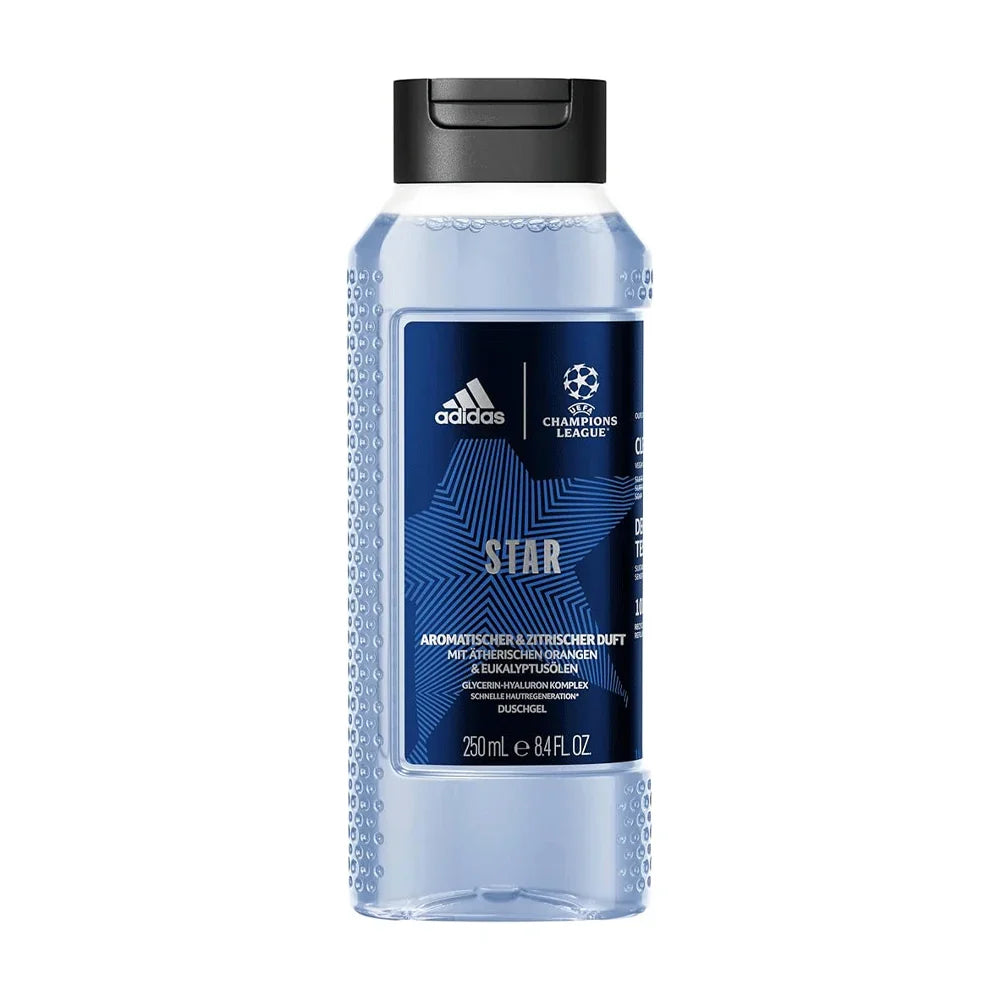 Adidas Champions League Star Shower Gel - 250ml - Buy Online in Pakistan at Cosmia.pk