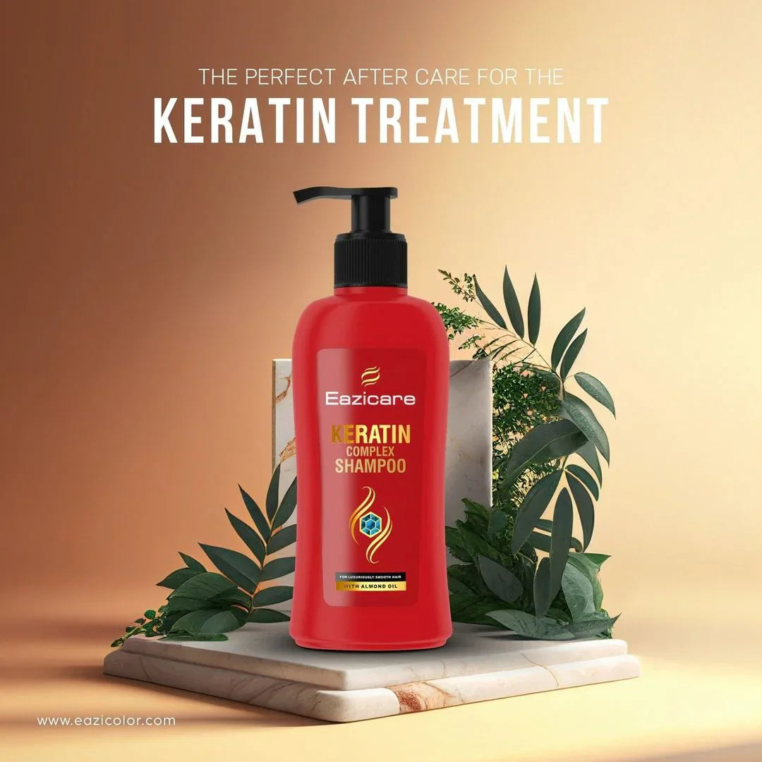 Eazicare Keratin Complex Shampoo - 300ml - Buy Online in Pakistan at Cosmia.pk