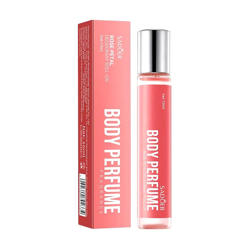 Sadoer Rose Petal Deodorent Roll On Perfume 10ml - Buy Online in Pakistan at Cosmia.pk