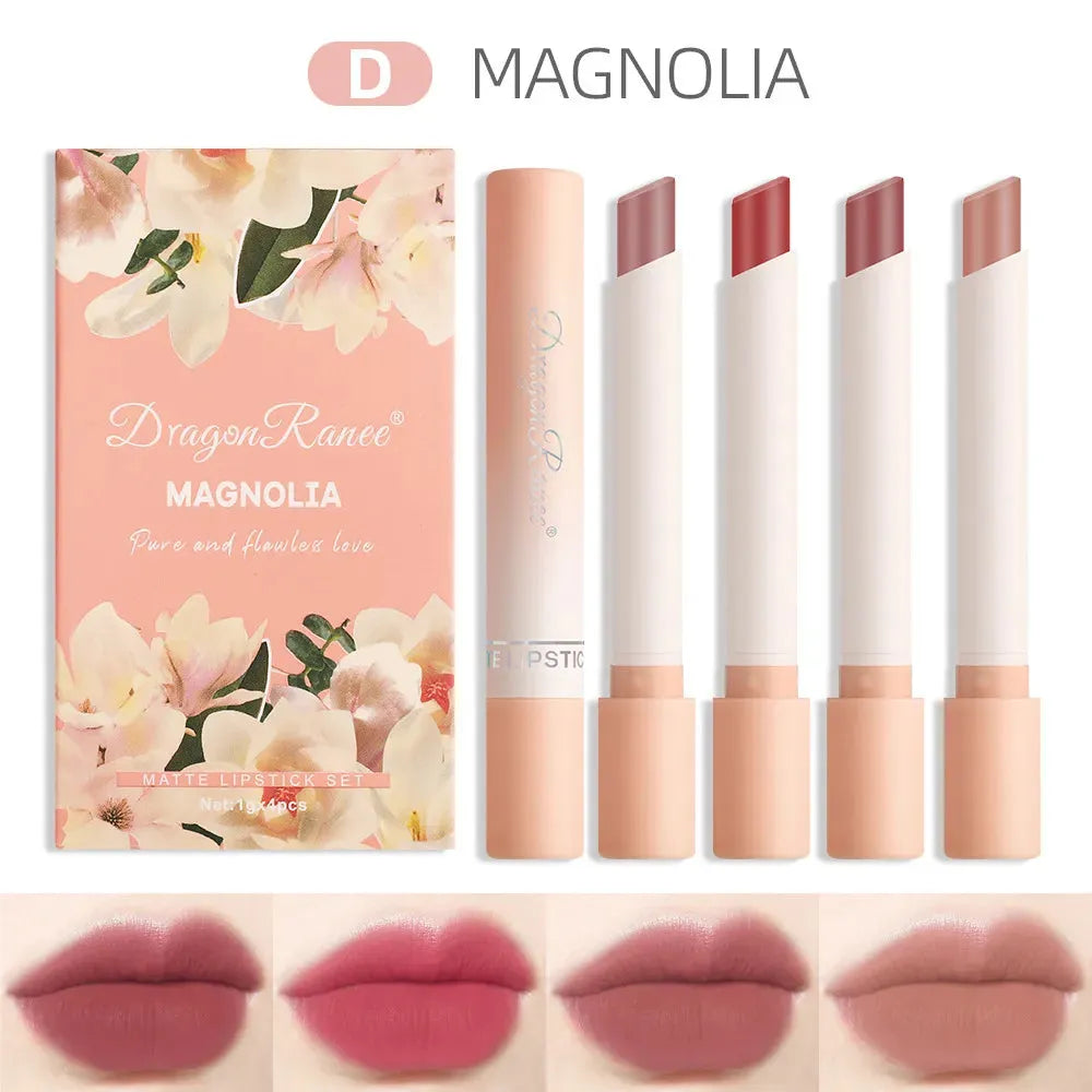 Dragon Ranee 4 IN 1 Creative Pure & Flawless Love Cigarette Matte Lipstick - Buy Online in Pakistan at Cosmia.pk