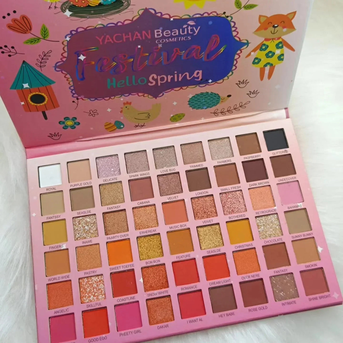 Yachan Beauty Festival Hello Spring Eyeshadow Palette (54 Colors) - Buy Online in Pakistan at Cosmia.pk
