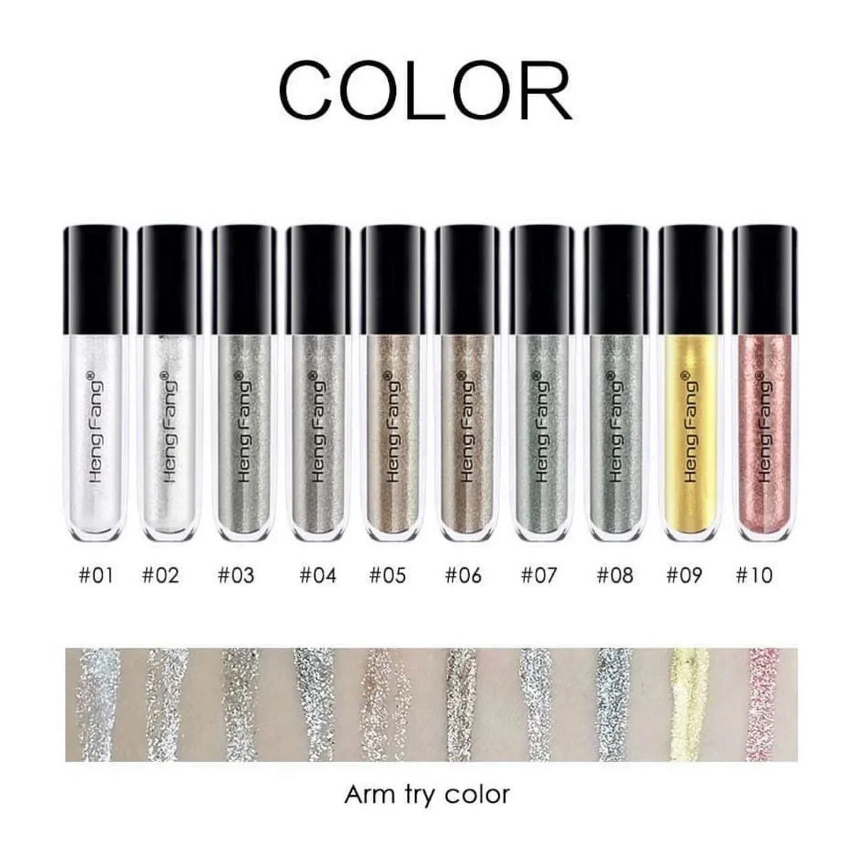 10 Pcs Heng Fang Gliter Liner - Buy Online in Pakistan at Cosmia.pk