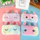 Unicorn Plush | Fur Pencil Pouch - Buy Online in Pakistan at Cosmia.pk