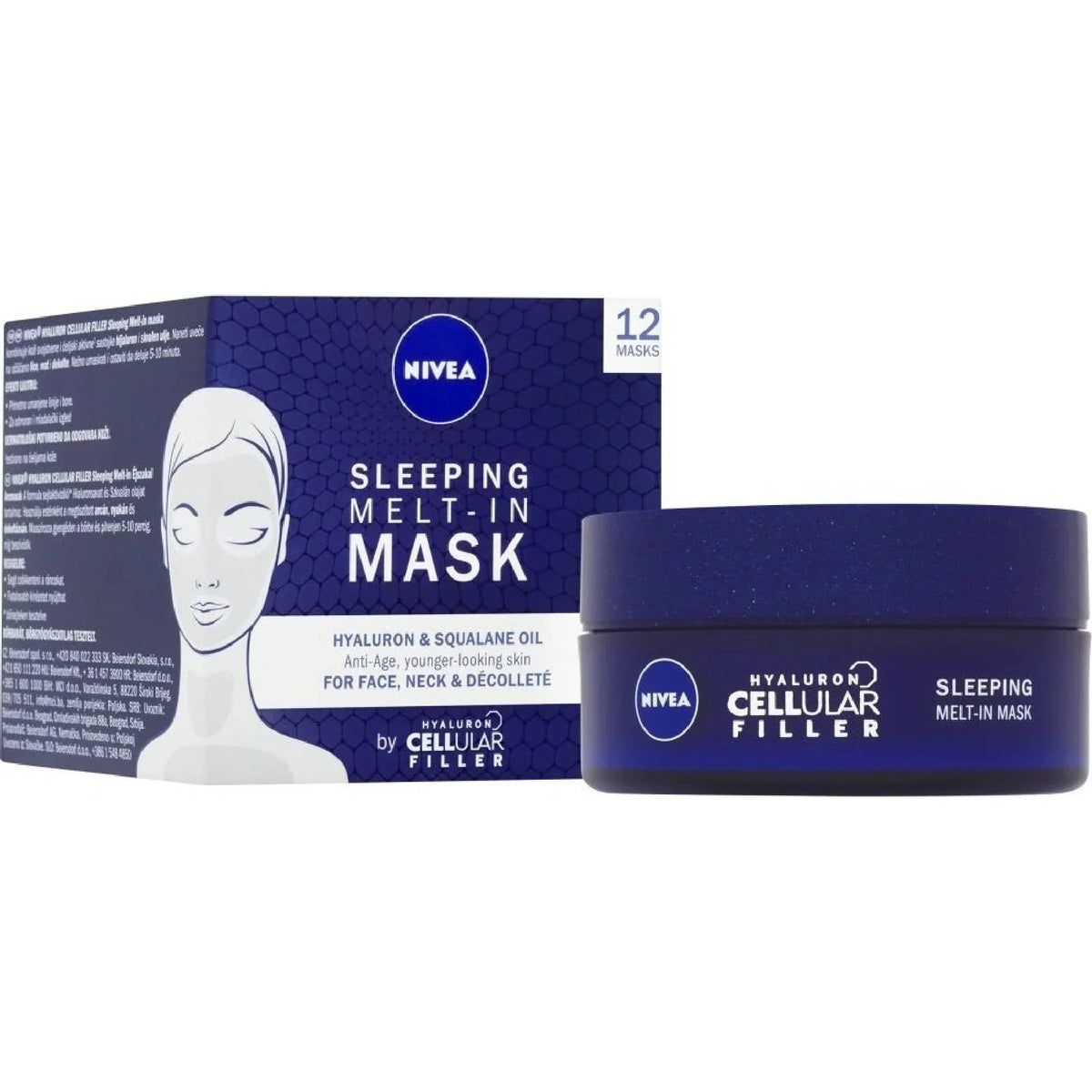 Nivea Sleeping Mask Hyaluron Cellular Filler Night Mask - 50 ml - Buy Online in Pakistan at Cosmia.pk