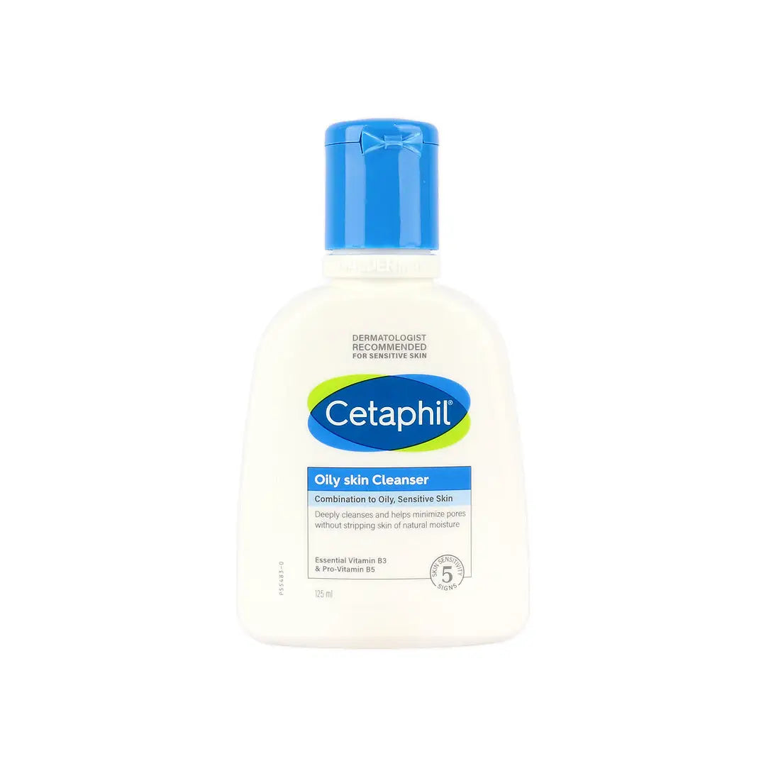 Buy Cetaphil Oily Skin Cleanser 125ml in Pakistan - front | Cosmia.pk