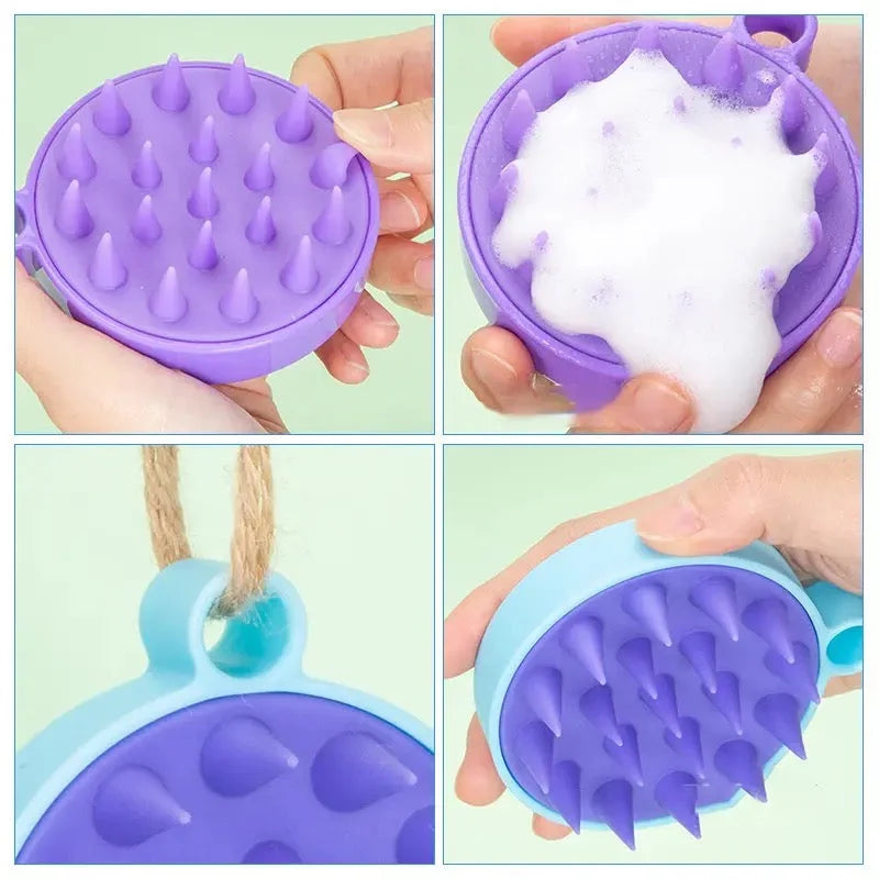 Portable Mini Silicone Hair Scalp Massage Comb - Buy Online in Pakistan at Cosmia.pk
