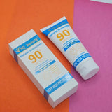 3Q Beauty Sunblock SPF 90  - 100ml - Buy Online in Pakistan at Cosmia.pk