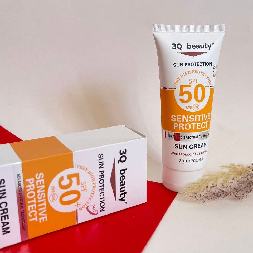 3Q Beauty Sunscreen SPF 50 100ml - Buy Online in Pakistan at Cosmia.pk
