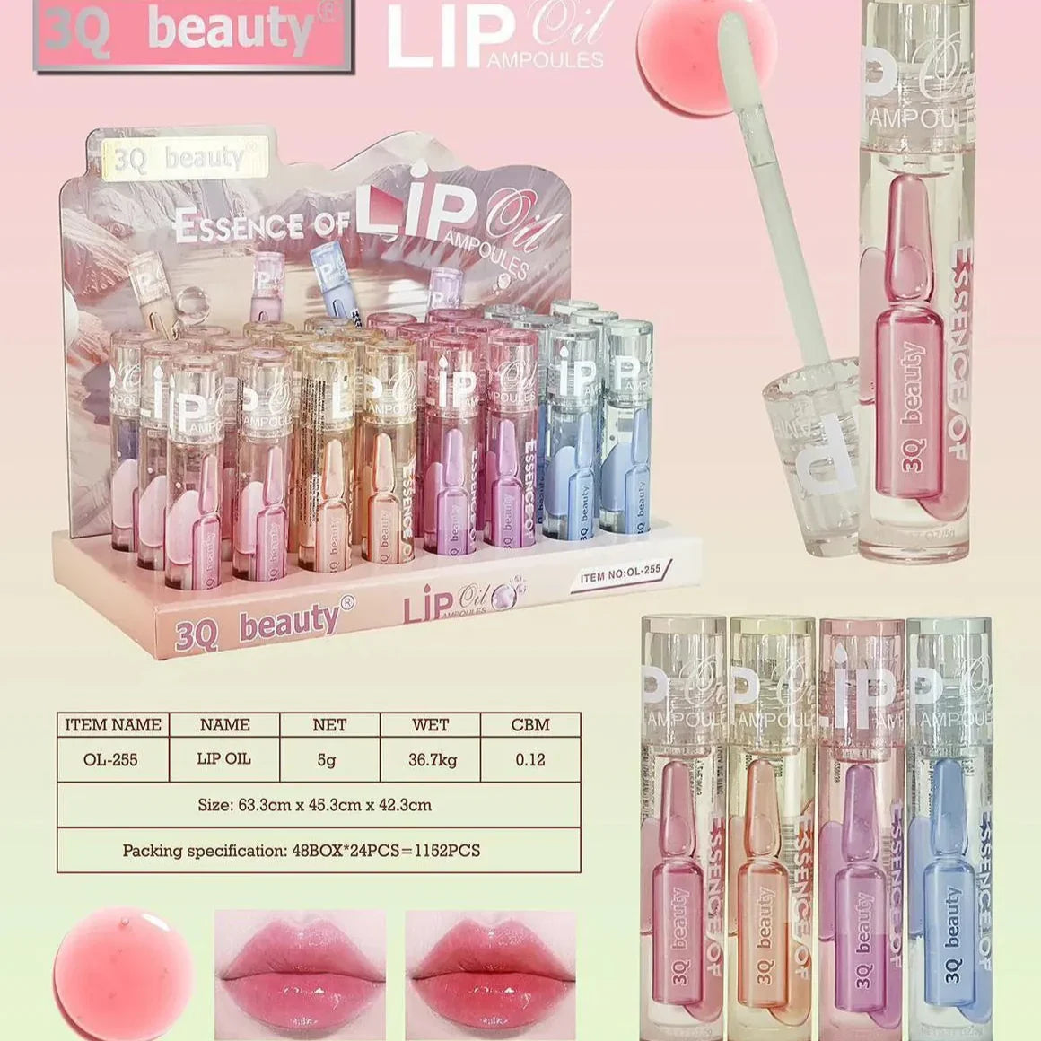 3Q beauty Essence Of Lip Oil - Buy Online in Pakistan at Cosmia.pk