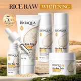 BIOAQUA Rice Raw Pulp Whitening Travel 5-Piece Set - Buy Online in Pakistan at Cosmia.pk