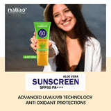 Maliao Aloe Vera Sunscreen SPF 60 PA+++ - Ultimate Sun Protection for Your Skin - 100g - Buy Online in Pakistan at Cosmia.pk