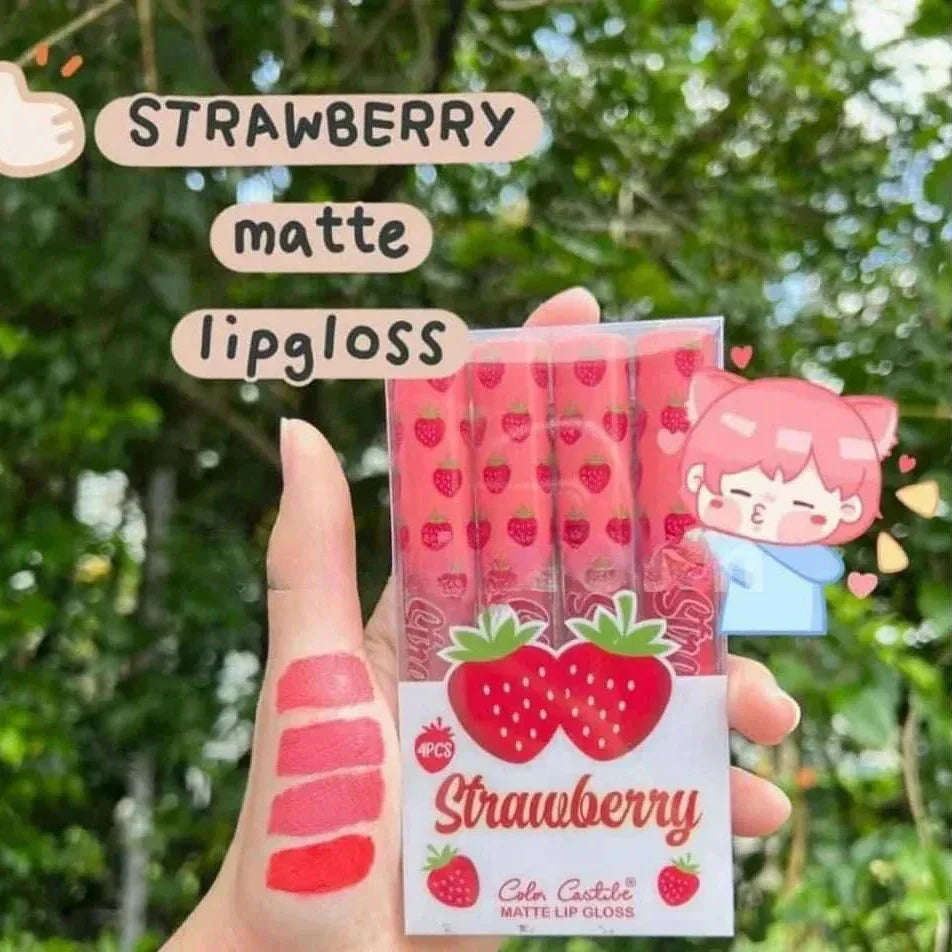 Color Castle Long Lasting Matte Lip Gloss - 4Pcs - Buy Online in Pakistan at Cosmia.pk