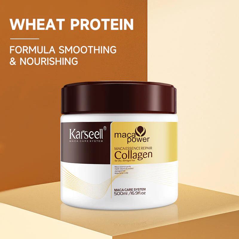 Karseell Collagen Hair Treatment Deep Repair Conditioning Argan Oil Hair Mask - 500ml - Buy Online in Pakistan at Cosmia.pk