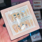 Salon Look Stylish Artifical Nails With Free Stickers(12 Pcs) - Buy Online in Pakistan at Cosmia.pk