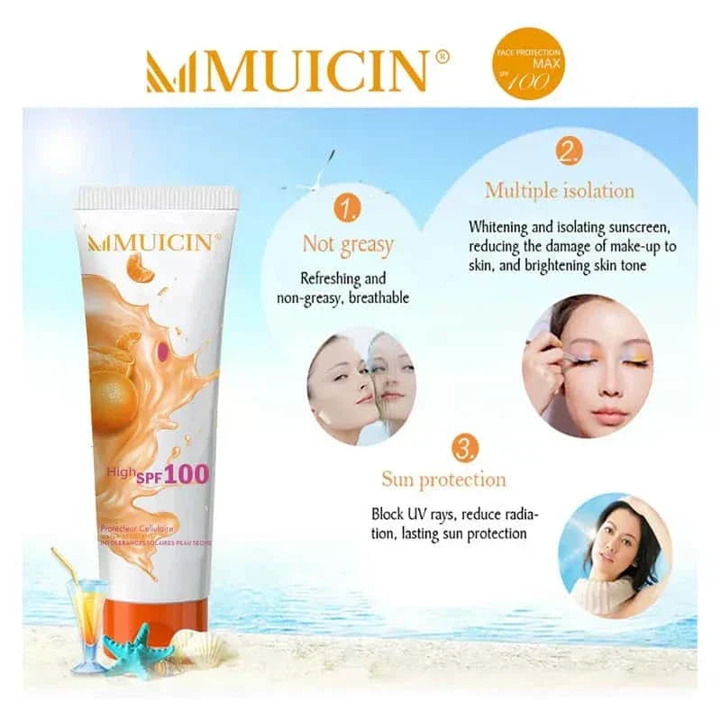 Muicin Broad Spectrum SPF-100 Sunblock – 40ml - Buy Online in Pakistan at Cosmia.pk