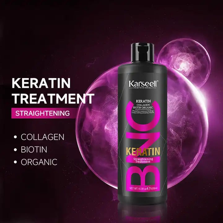 Karseell BNC Keratin Treatment Straightening with collagen biotin organic
