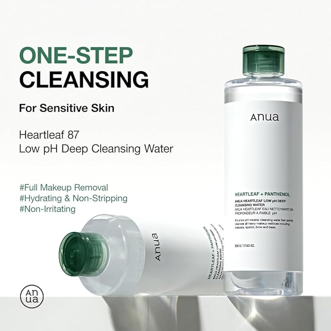 Anua Heartleaf Panthenol Low pH Cleansing Water 500g - Buy Online in Pakistan at Cosmia.pk
