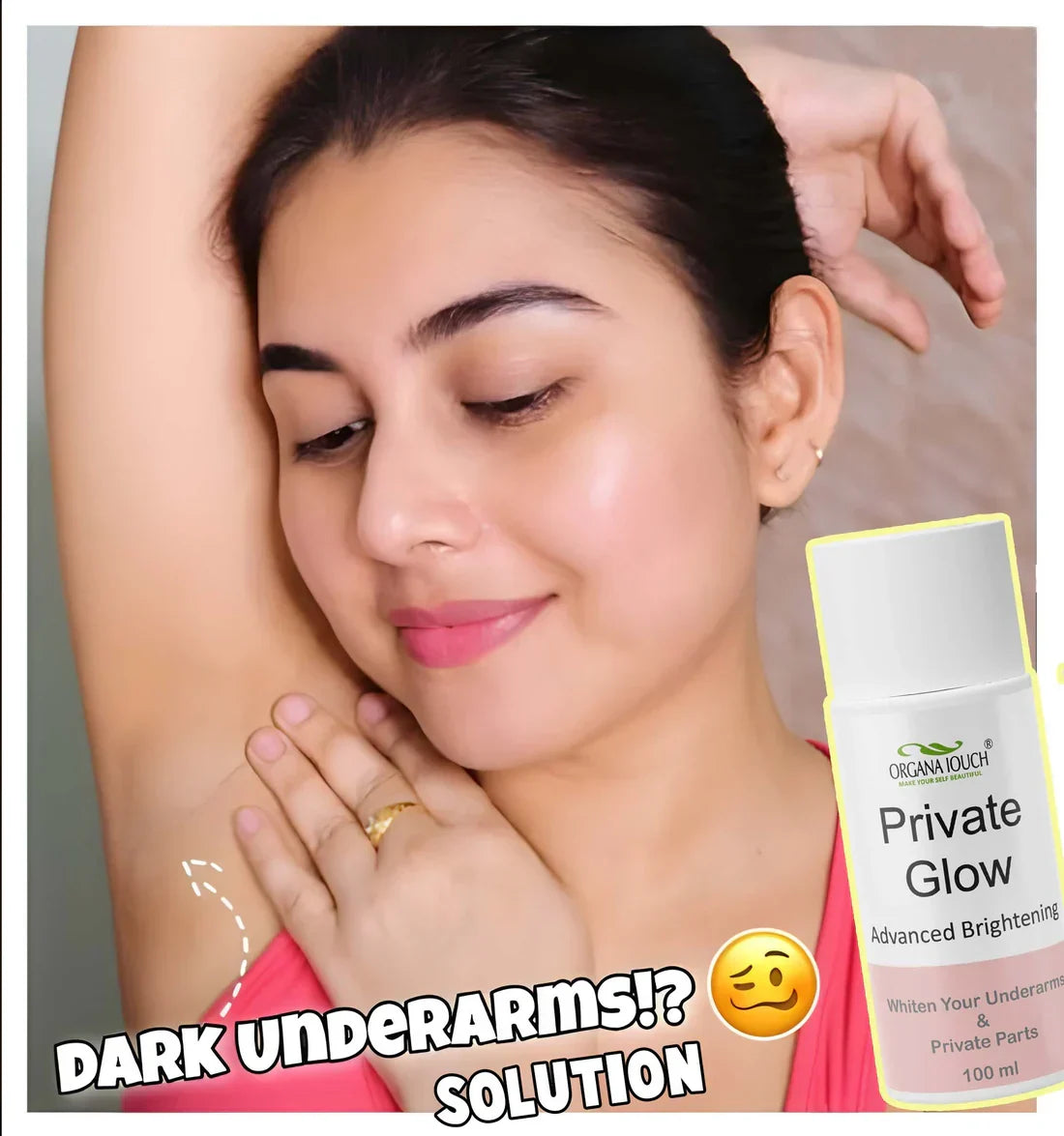 Organa Touch Private Glow Advanced Brightening - 100ml - Buy Online in Pakistan at Cosmia.pk
