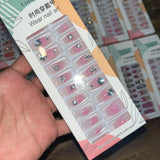 Linqi Artifical Nails With Free Stickers (24Pcs) - Buy Online in Pakistan at Cosmia.pk