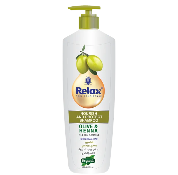 Relax Olive & Henna Shampoo - 400ml - Buy Online in Pakistan at Cosmia.pk