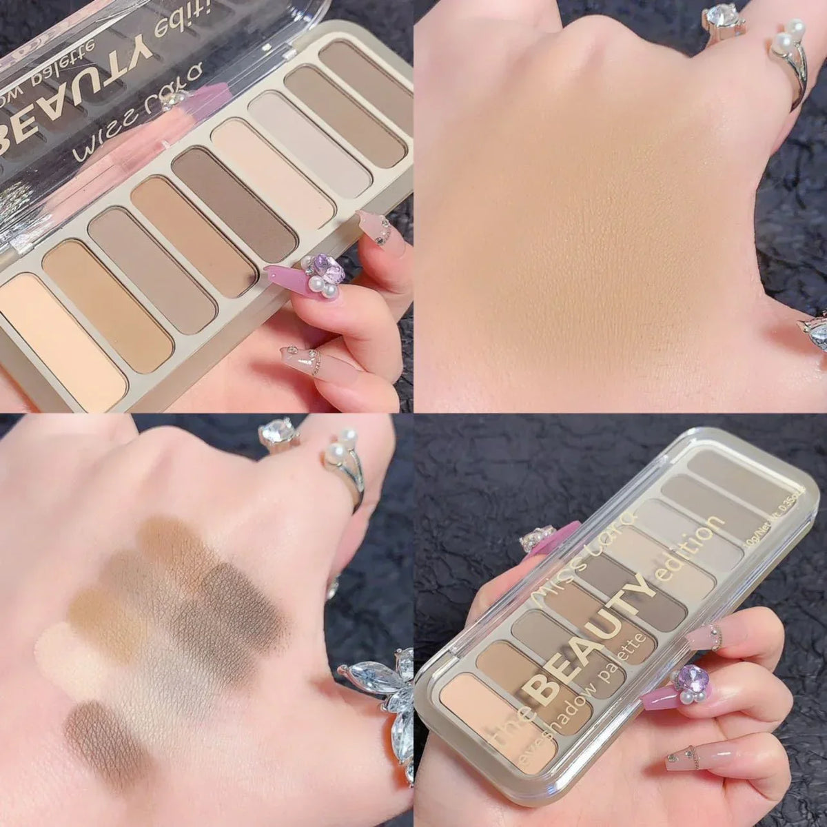 Miss Lara 9-color Blush Highlighter Eyeshadow Palette - Buy Online in Pakistan at Cosmia.pk