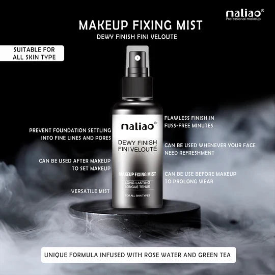 Maliao Dewy Finish Velvet Makeup Fixing Mist 80ml - Buy Online in Pakistan at Cosmia.pk